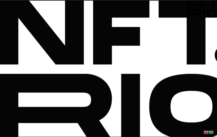 Logo for NFT.RIO web3 event in Brazil