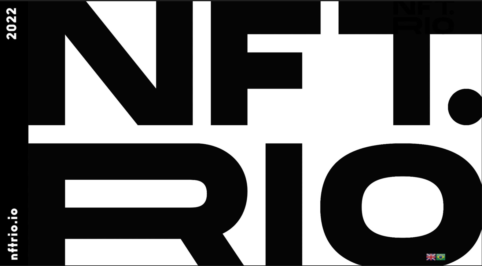 Logo for NFT.RIO web3 event in Brazil